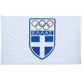 High Quality Knitted Polyester Flag With Canvas Sleeve And 2 D Rings