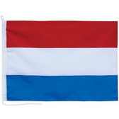 High Quality 300D Polyester Flag With  all-sewn Stripes and X, Canvas Sleeve and Cords