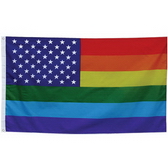 75D Polyester Flag With 75D Polyester Sleeve And 2 Grommets