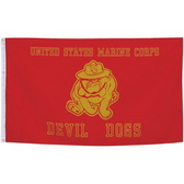 75D polyester fabric is usually used in making printed flags