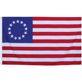 75D polyester fabric is usually used in making printed flags