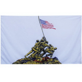 75D polyester fabric is usually used in making printed flags