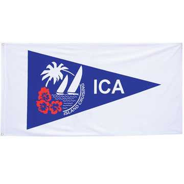 75D polyester fabric is usually used in making printed flags