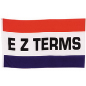 75D Polyester Flag With 75D Polyester Sleeve And 2 Grommets