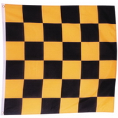 75D polyester fabric is usually used in making printed flags