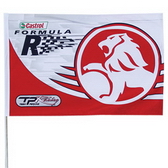 High Quality Knitted Polyester Flag With Canvas Sleeve And Pole