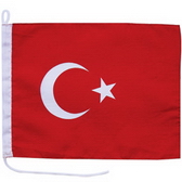 Boat Flag, 75D Polyester Flag With 75D Polyester Sleeve And Cord