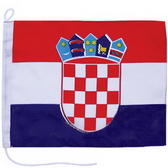 Boat Flag, 75D Polyester Flag With 75D Polyester Sleeve And Cord