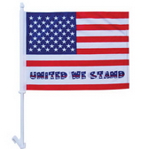 High-Quality 2-ply Car Window Flag With Clip Attachment