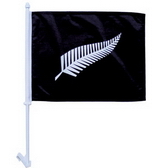 High-Quality 1-ply Car Window Flag With Clip Attachment