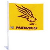 High-Quality 2-ply Car Window Flag With Clip Attachment