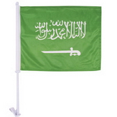 High-Quality 1-ply Car Window Flag With Clip Attachment