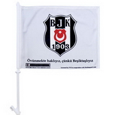 High-Quality 2-ply Car Window Flag With Clip Attachment