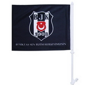 High-Quality 2-ply Car Window Flag With Clip Attachment