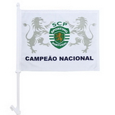 High-Quality 2-ply Car Window Flag With Clip Attachment