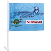 High-Quality 2-ply Car Window Flag With Clip Attachment