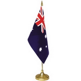 10 x 20 cm flag plastic pole and base, 37 cm height