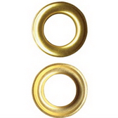 Brass grommet, 2.1 cm diameter