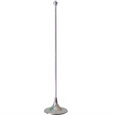 Desktop flagpole & base, 32.5 cm height, Color white