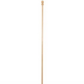 5' wooden flagpole @bass, nice shellac finish