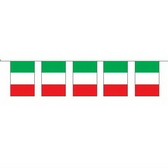 Bunting 30 x 40 cm flag, PE thickness 80 microns, 2.3 pcs per meter, 50 meters