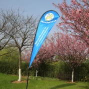 2-ply Teardrop Flags