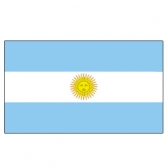 Argentina flags        High-Quality 2-ply Car Window Flag With Clip Attachment