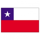 Chile Flags     High-Quality 1-ply Car Window Flag With Clip Attachment