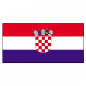 Croatia Flags     High-Quality 1-ply Car Window Flag With Clip Attachment