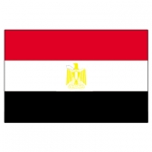 Egypt Flags     High-Quality 1-ply Car Window Flag With Clip Attachment