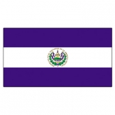 El Salvador Flags     High-Quality 1-ply Car Window Flag With Clip Attachment