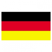 Germany Flags      High-Quality 1-ply Car Window Flag With Clip Attachment