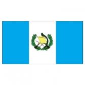Guatemala Flags      High-Quality 1-ply Car Window Flag With Clip Attachment