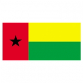 Guinea-Bissau Flags      High-Quality 1-ply Car Window Flag With Clip Attachment