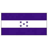 Honduras Flags      High-Quality 1-ply Car Window Flag With Clip Attachment