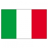 Italy Flags      High-Quality 1-ply Car Window Flag With Clip Attachment