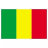 Mali Flags      High-Quality 1-ply Car Window Flag With Clip Attachment