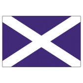 Scotland Flags      High-Quality 1-ply Car Window Flag With Clip Attachment