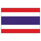 Thailand  Flags      High-Quality 1-ply Car Window Flag With Clip Attachment