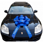 40 Inch Giant Blue Birthday Car Bow