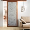 3D Static Cling Removable Window Film Stained Flower Glass Sticker Bathroom Slide Door