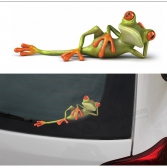 New 3D Frog Car Stickers Car Styling Vinyl Decal Sticker Decoration 
