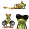 New 3D Frog Car Stickers Car Styling Vinyl Decal Sticker Decoration 