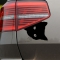 Cat Face Peering Car Sticker Motorcycle Decorative Stickers 