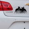 United Fight Team Greyhounds Dog Pets Deep Friendship Car Sticker