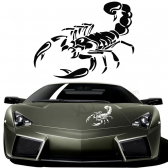 3D Car Stickers and Decals Cute Scorpion Car Stickers 