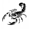 3D Car Stickers and Decals Cute Scorpion Car Stickers 