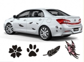  New OEM Design Clear Vinyl Sticker on Car