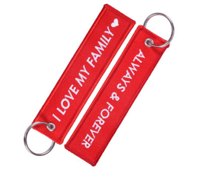 Embroidered Key Chain Cheap Promotion Key Tag