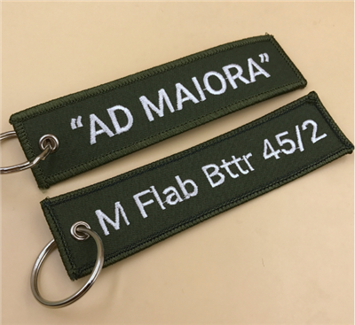 Promotional Gifts Embroidered Keychain Key Chain Luggage Tags